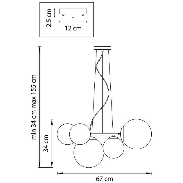 Подвесная люстра Lightstar Globo 815051 изображение 8 Подвесная люстра Lightstar Globo 815051 Фото № 8