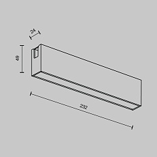 Трековый светильник Maytoni Technical TR151-1-12W3K-PT 2