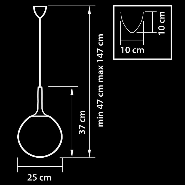 Подвесной светильник Lightstar Globo 813033 изображение 3 Подвесной светильник Lightstar Globo 813033 Фото № 3