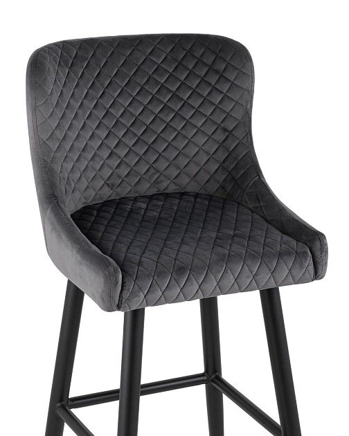 Барный стул Stool Group Ститч MC15B Velvet HLR-21 Dual Фото № 2