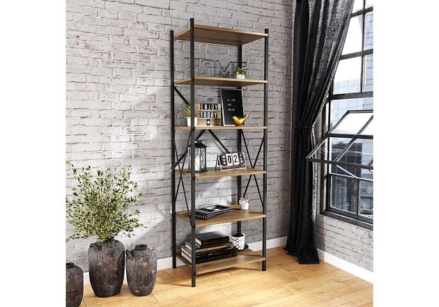 Стеллаж Woodville Траун Лофт 533191 Фото № 8