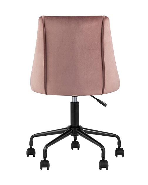 Поворотное кресло Stool Group Сиана велюр розовый CIAN ROSE Фото № 4