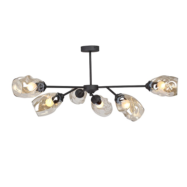 Потолочная люстра Vitaluce V3958-1/6PL изображение 2 Потолочная люстра Vitaluce V3958-1/6PL Фото № 2