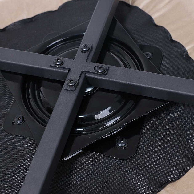 Поворотное кресло AksHome Melon бежевый велюр/черный 102945 изображение 7 Поворотное кресло AksHome Melon бежевый велюр/черный 102945 Фото № 7