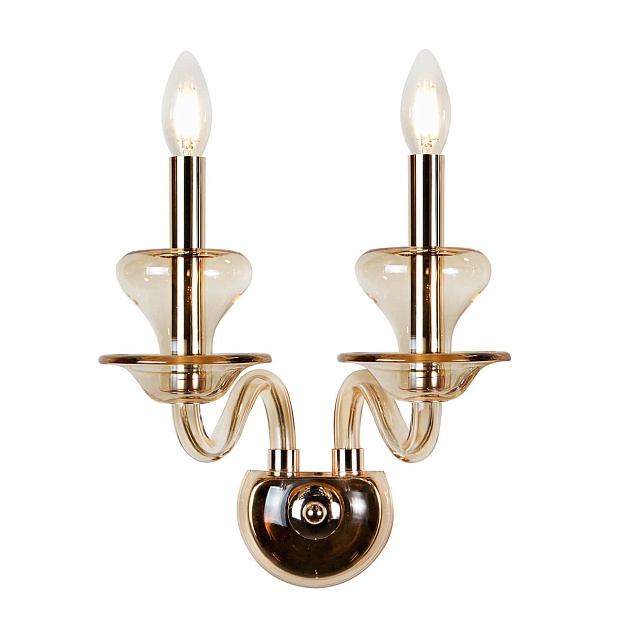 Бра iLamp Mercury W9448-2 Gold изображение 1 Бра iLamp Mercury W9448-2 Gold Фото № 1