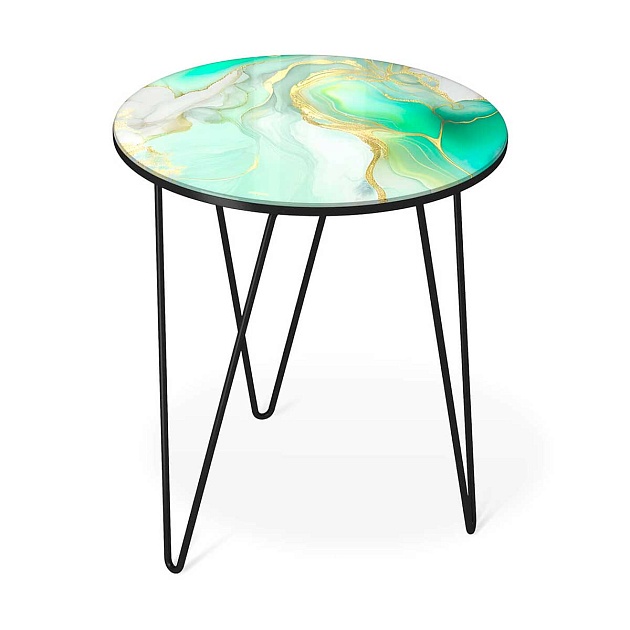 Журнальный стол Sheffilton SHT-CT27 лазурно голубой/черный муар 4007482107 изображение 1 Журнальный стол Sheffilton SHT-CT27 лазурно голубой/черный муар 4007482107 Фото № 1