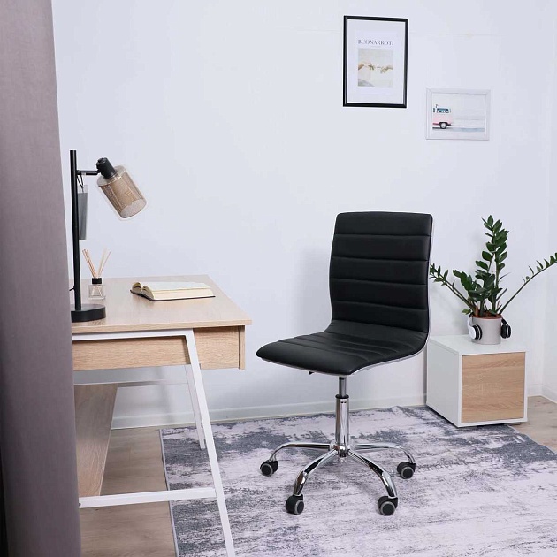 Офисное кресло AksHome Grace чёрный, экокожа 48042 Фото № 4