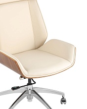 Кресло руководителя TopChairs Crown SN A312 8383-1 walnut back 2
