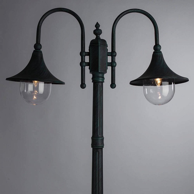Садово-парковый светильник Arte Lamp Malaga A1086PA-2BG изображение 4 Садово-парковый светильник Arte Lamp Malaga A1086PA-2BG Фото № 4