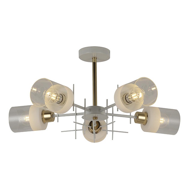 Потолочная люстра Toplight Chloe TL1253D-05WG изображение 1 Потолочная люстра Toplight Chloe TL1253D-05WG Фото № 1