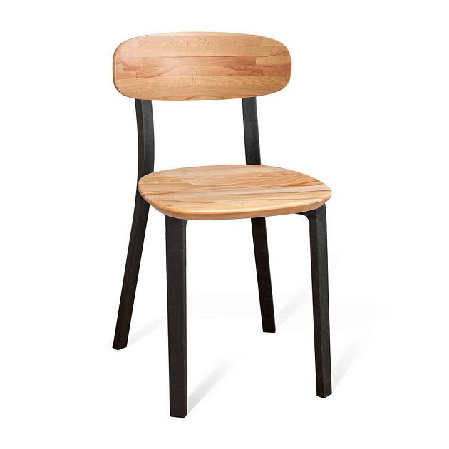 Кухонный стул Sheffilton SHT-S85-1 прозрачный лак/черный 4870422001 Фото № 1