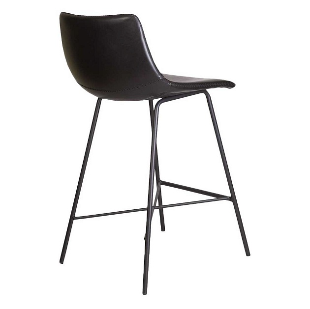 Барный стул AksHome Mexico черный + черная нить, экокожа 63663 Фото № 3