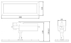 Трековый светодиодный светильник Deko-Light Panel 707134 1