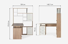 Письменный стол Woodville КС-15 328694 2