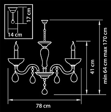 Подвесная люстра Osgona Artifici 719088 1