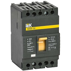 Выключатель автоматический ВА88-32 3Р 100А 25кА IEK SVA10-3-0100