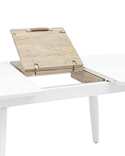 Кухонный стол Stool Group Чикаго 120-160*90 белый УТ000002134 3