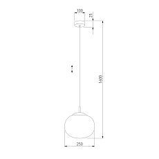 Подвесной светильник TK Lighting 4676 Vibe 1