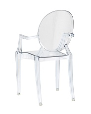 Кухонный стул Stool Group Victoria Ghost с подлокотниками прозрачный XH-8072 transp 5