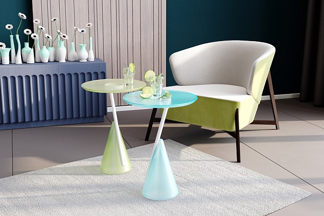 Кофейный стол Sheffilton Айс-Коун небесно-голубой 5700832203 Фото № 8