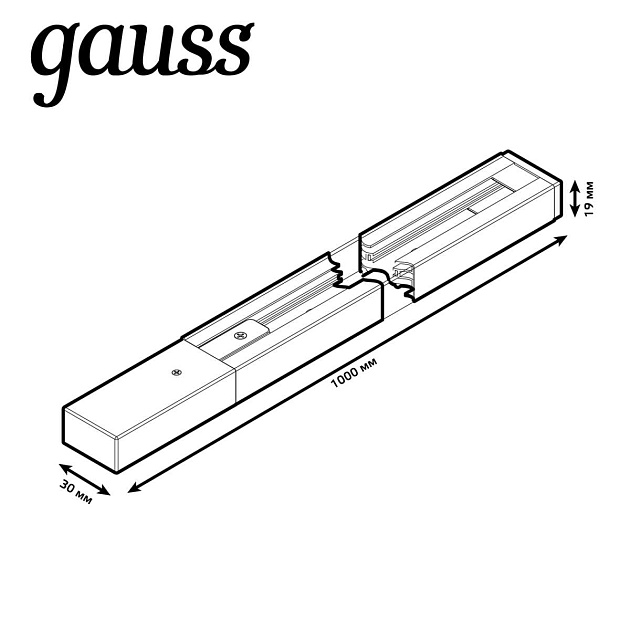 Шинопровод однофазный Gauss TR103 изображение 4 Шинопровод однофазный Gauss TR103 Фото № 4