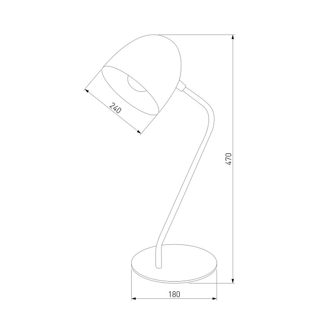 Настольная лампа TK Lighting 5036 Soho Black Фото № 2
