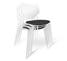 Обеденная группа Sheffilton SHT-DS194 черный/белый/черный 8191133801 2