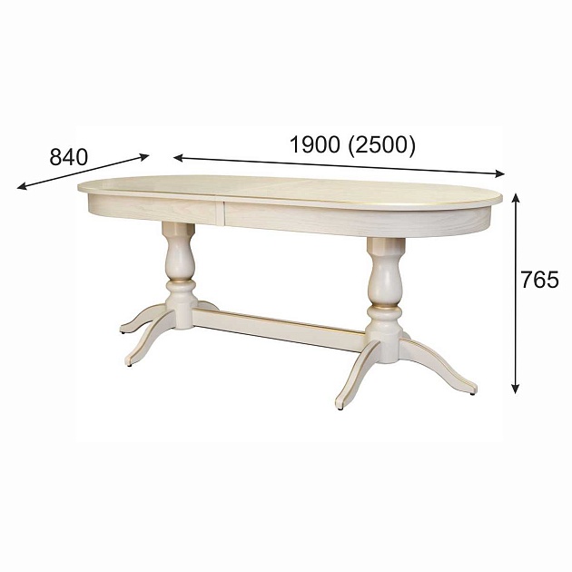 Кухонный стол Мебелик Тарун 5 005475 изображение 3 Кухонный стол Мебелик Тарун 5 005475 Фото № 3