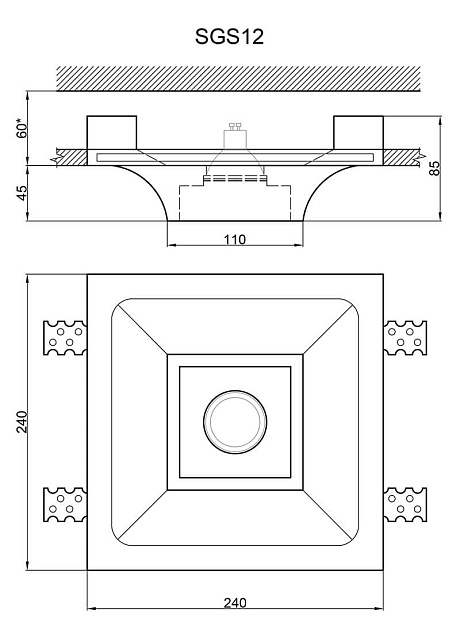 Встраиваемый светильник Artpole SGS12 Фото № 3