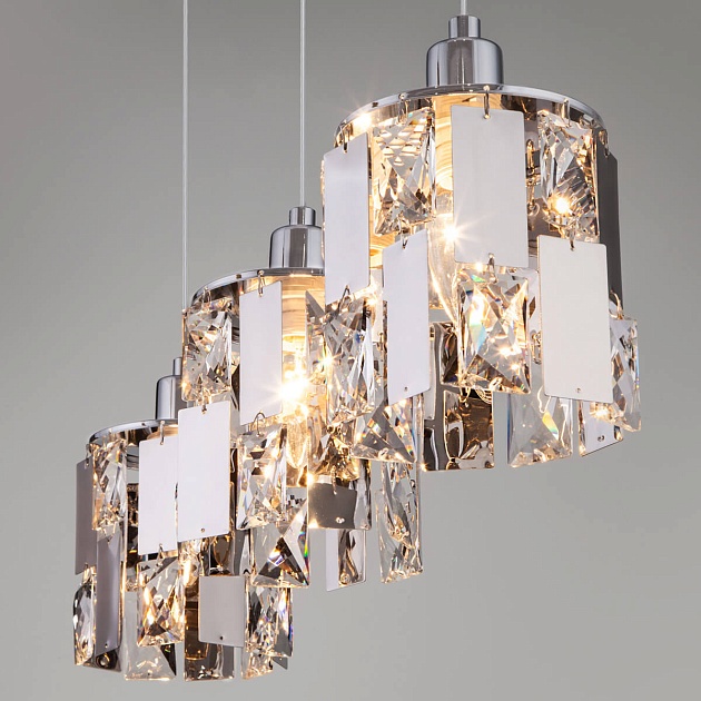 Подвесной светильник Eurosvet 50101/3 хром Фото № 4