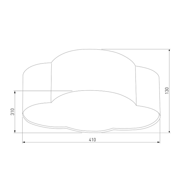 Потолочный светильник TK Lighting 4229 Cloud изображение 2 Потолочный светильник TK Lighting 4229 Cloud Фото № 2