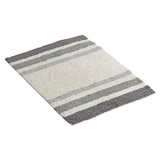Коврик Tkano для ванной из хлопка с серой полоской коллекции Essential, 50х80 см TK22-BM0004 2