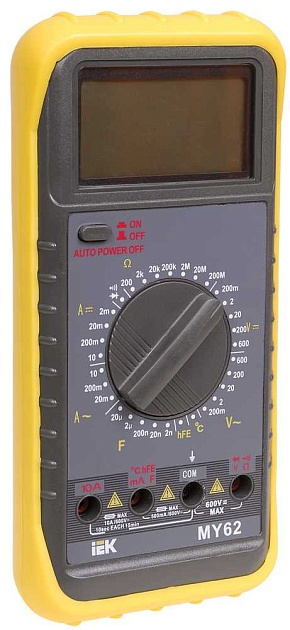 Мультиметр цифровой PROFESSIONAL MY62 IEK TMD-5S-062 Фото № 1
