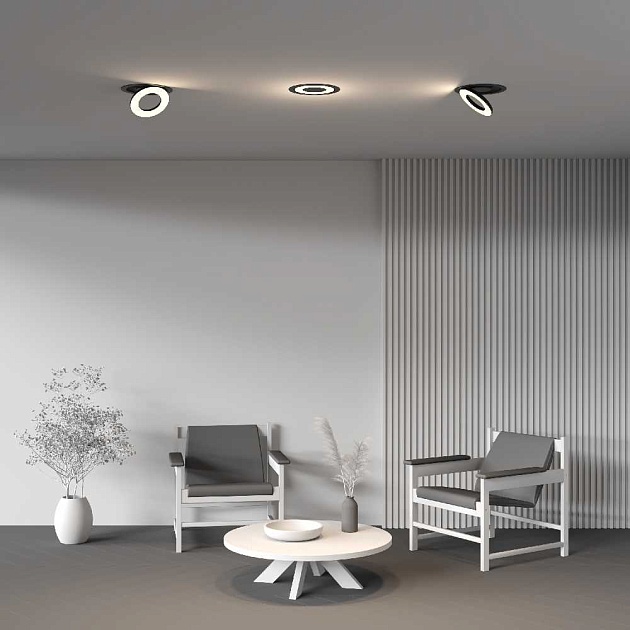 Встраиваемый светильник Maytoni Technical Downlight DL102-12W3K-B Фото № 4