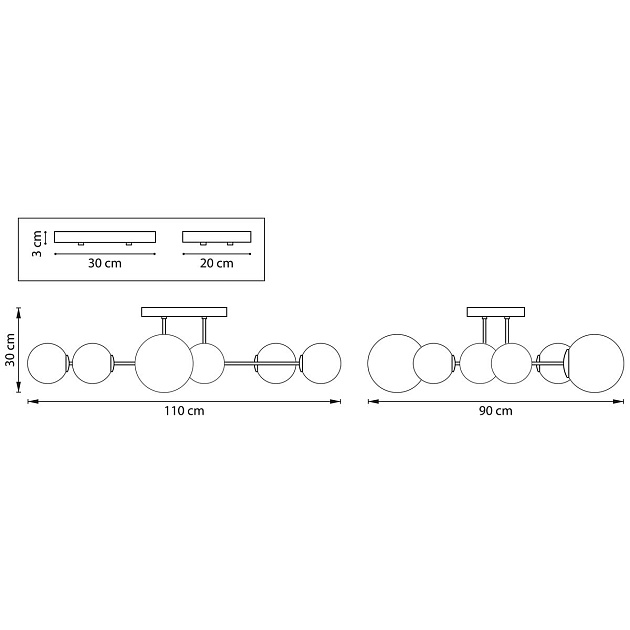 Потолочная люстра Lightstar Croco 815380 изображение 2 Потолочная люстра Lightstar Croco 815380 Фото № 2