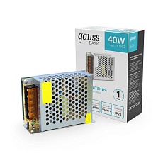 Блок питания Gauss 40W 12V IP20 BT502 4