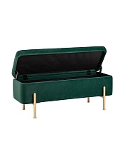 Банкетка Stool Group Болейн с ящиком велюр зеленый 20A544VF-MOMO-17 1