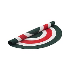 Ковер Tkano из хлопка Target темно-зеленого цвета из коллекции Ethnic, Ø90 см TK22-DR0027 2