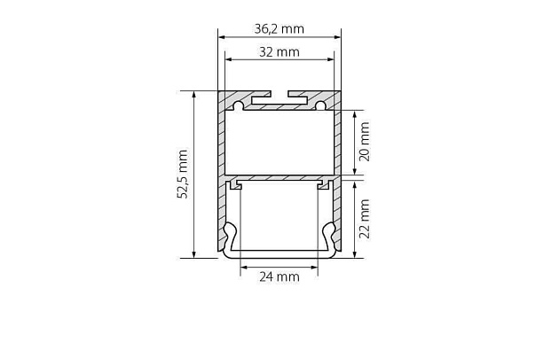 Профиль Arlight ARH-LINE-3750A-2000 ANOD 019615 Фото № 2
