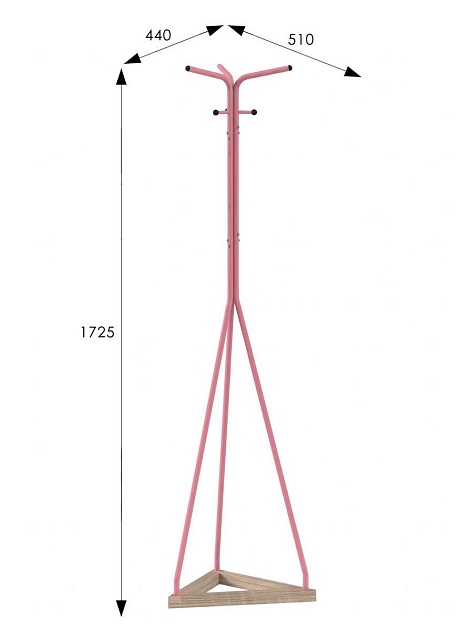 Напольная вешалка Мебелик Галант 213 007144 изображение 3 Напольная вешалка Мебелик Галант 213 007144 Фото № 3