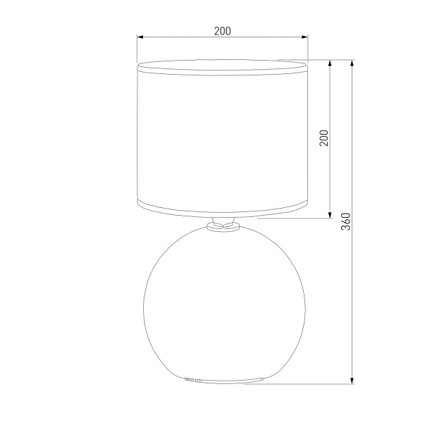 Настольная лампа TK Lighting 5087 Palla изображение 2 Настольная лампа TK Lighting 5087 Palla Фото № 2