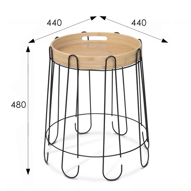 Кофейный стол Мебелик SHT-CT26 008343 изображение 3 Кофейный стол Мебелик SHT-CT26 008343 Фото № 3