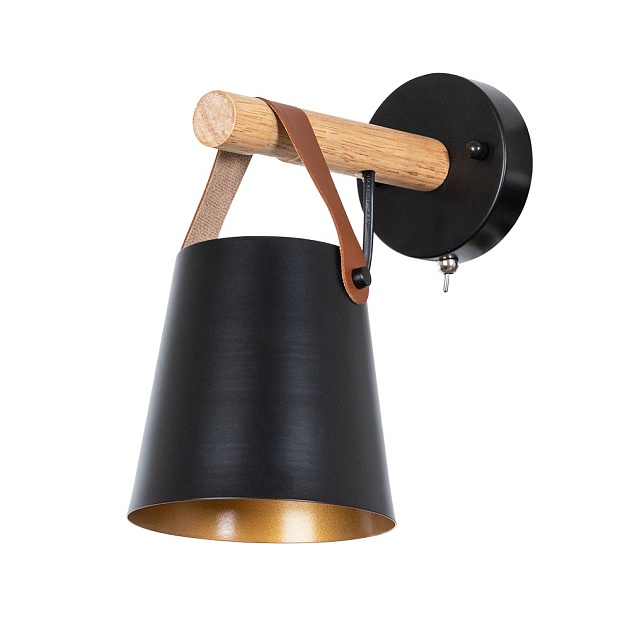 Бра Arte Lamp THOMAS A7032AP-1BK Фото № 1