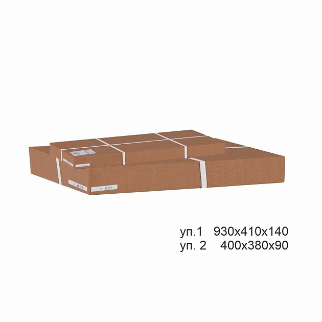 Обувница Мебелик Сильвия коричневый/темно-коричневый 001715 Фото № 2