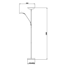 Торшер Lucide Zenith 19791/24/30 1