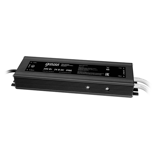 Блок питания Gauss 200W 24V IP66 202022400 Фото № 1