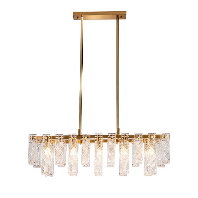Подвесная люстра Indigo BRINA 12027/10PL Brass V000367 Фото № 1