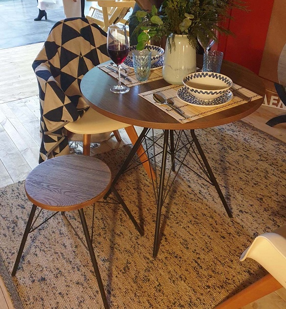 Табурет Sheffilton SHT-ST16/S37 дуб брашированный/черный 2915332301 Фото № 4