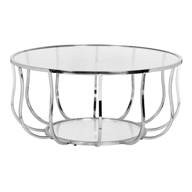 Журнальный стол Garda Decor 13RXCT4033-Silver Фото № 1