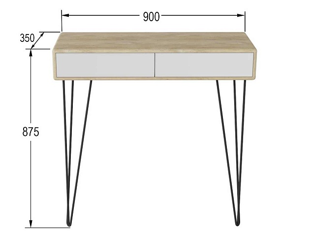 Консоль Мебелик Телфорд 007023 изображение 3 Консоль Мебелик Телфорд 007023 Фото № 3